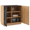 Komoda Marckeric Dione 80 x 42 cm s dubovým dekorem