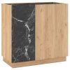 Komoda Dione 80 x 42 cm s dubovým dekorem