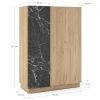 Komoda Marckeric Dione 90 x 40 cm s dubovým dekorem