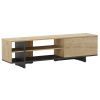 TV stolek Cequoia 160 x 35,5 cm s dubovým dekorem