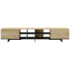 TV stolek Marckeric Cequoia 230 x 35,5 cm s dubovým dekorem