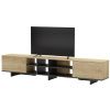 TV stolek Marckeric Cequoia 230 x 35,5 cm s dubovým dekorem