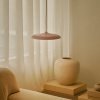 Růžové kovové závěsné LED světlo Artist 25 cm -fv-interier-25