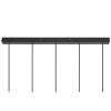 Černé kovové závěsné světlo Tilo 80 cm -fv-interier-25