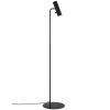 Černá kovová stojací lampa Mib 141 cm