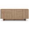 Komoda Marckeric Carpi 180 x 45 cm s dubovým dekorem