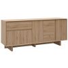 Komoda Carpi 180 x 45 cm s dubovým dekorem