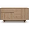 Komoda Marckeric Carpi 146 x 45 cm s dubovým dekorem