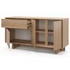 Komoda Marckeric Carpi 146 x 45 cm s dubovým dekorem