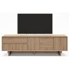 TV stolek Marckeric Carpi 180 x 45 cm s dubovým dekorem