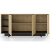 Komoda Marckeric Cequoia 170 x 40 cm s dubovým dekorem