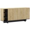 Komoda Cequoia 170 x 40 cm s dubovým dekorem