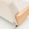 Béžová dubová pohovka Kave Home Amsen 205 cm5 sharpened