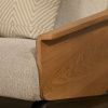 Béžová dubová pohovka Kave Home Amsen 205 cm5 sharpened