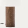 Tmavá dřevěná stolní lampa Kave Home Marga -fv-interier-25
