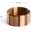 Dřevěná mísa kave home Nover 12 cm