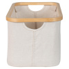 Béžový bavlněný úložný box Quax Loft 47 x 25 cm