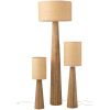 Hnědá stojací lampa Umbrella 157 cm