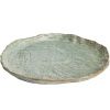 Šedý keramický talíř kave home Alenia 26 cm