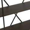 Hnědý regál Oval 150 x 120 cm -fv-interier-25