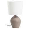 Šedo-bílá stolní lampa Kave Home Viona 50 cm