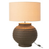 Hnědá keramická stolní lampa Terracotta 62 cm -fv-interier-25