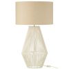 Bílá stolní lampa Striing 78 cm