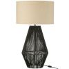 Černá stolní lampa Striing 78 cm