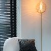 Hnědá skleněná stojací lampa Honeycomb 156 cm -fv-interier-25