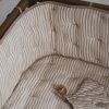 Bílo-béžový bavlněný mantinel do postýlky Quax Natural 172 cm -fv-interier-25