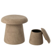 Set dvou béžových stoliček Mushroom 60/37,5 cm