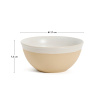 Béžová keramická miska Kave Home Azir 17 cm