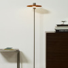 Světle šedá kovová stojací lampa s oranžovým stínidlem Nuvira 130 cm -fv-interier-25