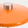 Světle šedá kovová stojací lampa s oranžovým stínidlem Nuvira 130 cm -fv-interier-25