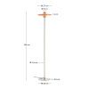 Oranžová kovová stojací lampa Kave Home Nuvira 130 cm -fv-interier-25