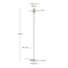 Světle šedá kovová stojací lampa Nuvira 130 cm -fv-interier-25
