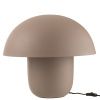 Tmavě béžová kovová stolní lampa Cordelius 44 cm
