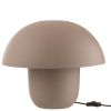 Tmavě béžová kovová stolní lampa Cordelius 35 cm