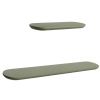 Set dvou zelených lakovaných polic Kave Home Arely 35/55 cm