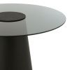 Černý skleněný odkládací stolek Mirage 60 cm -fv-interier-25