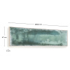 Zelený abstraktní obraz Kave Home Selnar 47 x 182 cm