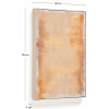 Žlutý abstraktní obraz Kave Home Selnar 90 x 60 cm