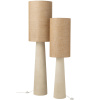 Bílá stojací lampa Ava 168,5 cm