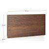 Ořechové čelo k posteli Kave Home Norlen 180 x 200 cm