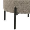 Šedé bouclé křeslo Fluffy -fv-interier-25