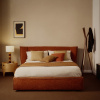 Oranžový vaflový pléd Kave Home Nulina 130 x 170 cm -fv-interier-25