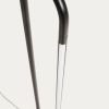 Černá kovová stojací LED lampa Kave Home Bow 120 cm -fv-interier-25