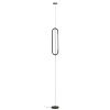 Černé kovové napínací LED světlo Kave Home Bow Ø 16 cm