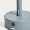 Světle modrá kovová stolní LED lampa Bow -fv-interier-25