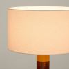 Žluto-hnědá keramická stojací lampa Mavran 146 cm